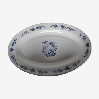 Arcopal oval dish aster pattern