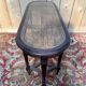 Piano bench – Louis XVI style – Six tapered legs – Caning