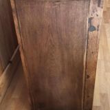 Old pharmacy cabinet from the 1950s width 263 cm