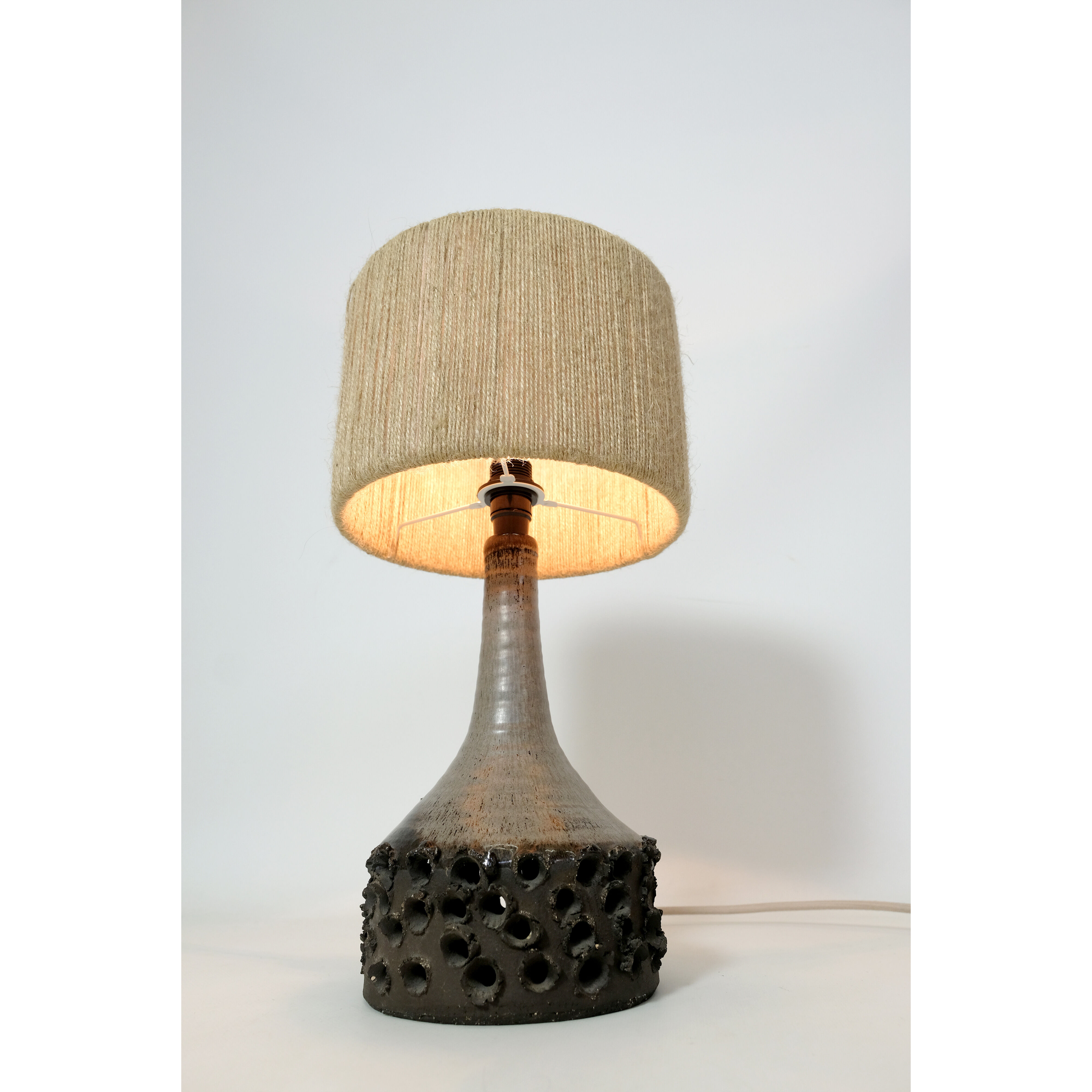 Erik Glud sandstone lamp, 1960s-1970s