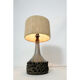Lampe en terre chamotté et grès, Erik Glud, 1960-1970