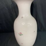 Chine, ancien grand vase en porcelaine polychrome fin xixème