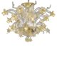 Venetian Floreal Luxury Gold Muarno Glass Chandelier