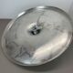 Rare white 52cm Disc Wall Light by Honsel, Germany 1970s