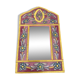 Bohemian style Indian mirror.