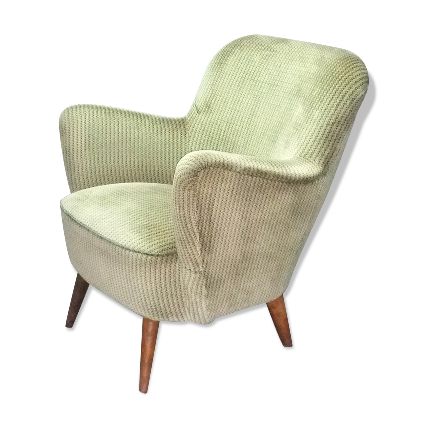 Chair years 50-60 Organic Green vintage
