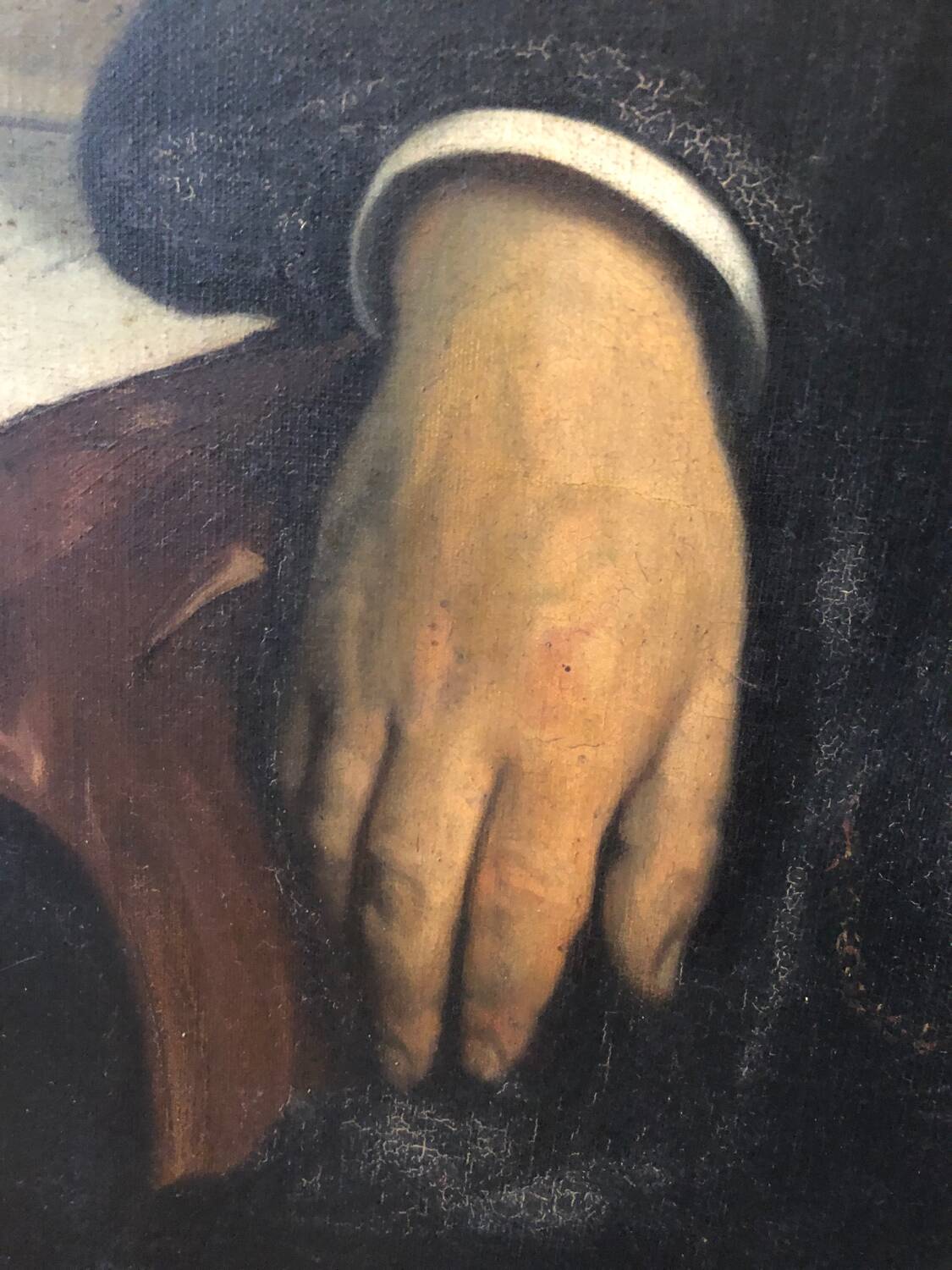 Portrait of a man, oil on canvas, 19th century