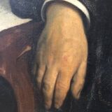 Portrait of a man, oil on canvas, 19th century