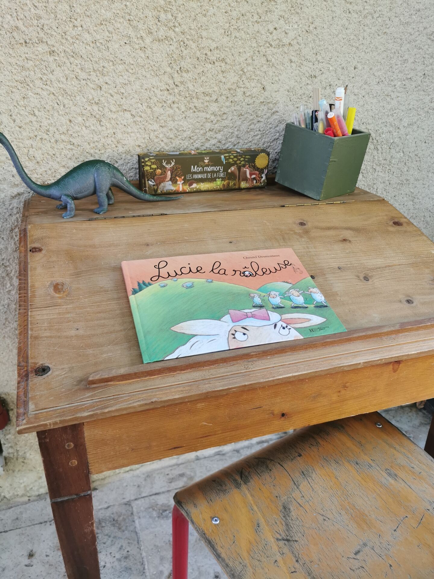 Wooden desk