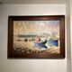 Old painting, Marine signed André Cartayrade (1921-2016)