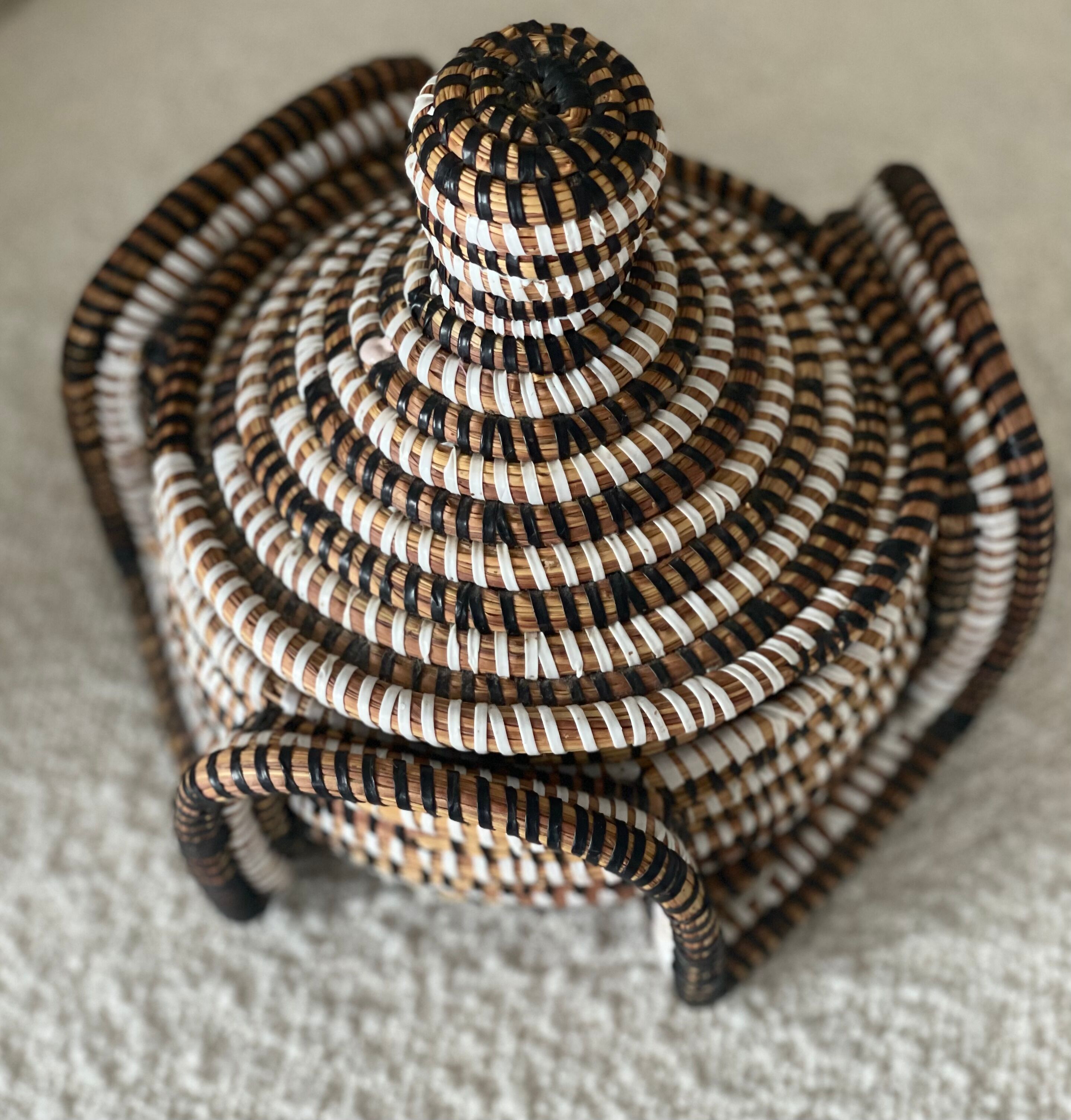 Berber straw box