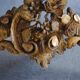 Console Louis XV en bois doré dessus marbre
