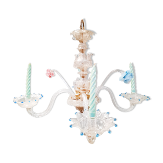 4-pointed Murano chandelier