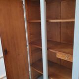 3-door cabinet 1950 solid hemp painted