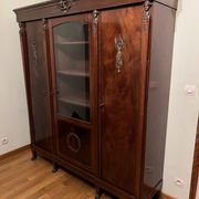 Empire mahogany and bronze armoire – France, 19th century
