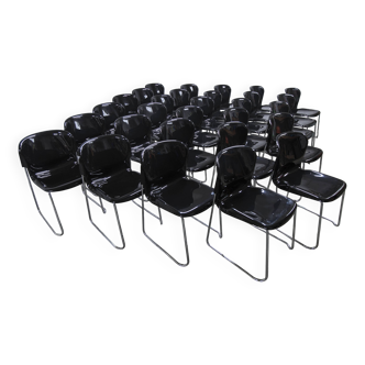 Set of 29 stackable SM400 chairs designed by Gerd Lange in 1980 by Drabert