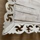 Antique Henri II style mirror, in openwork carved wood