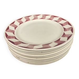 Assiette de Badonviller modèle