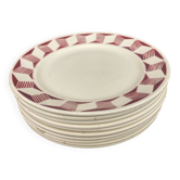 Assiette de Badonviller modèle St Christophe
