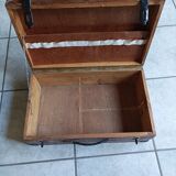 Suitcase box solid wood patinated trunk Storage dp 0823311