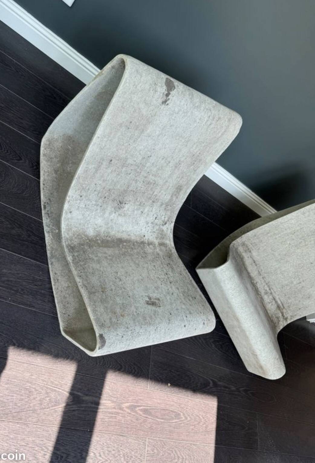 Paire Fauteuils « Loop Chair » Willy Guhl