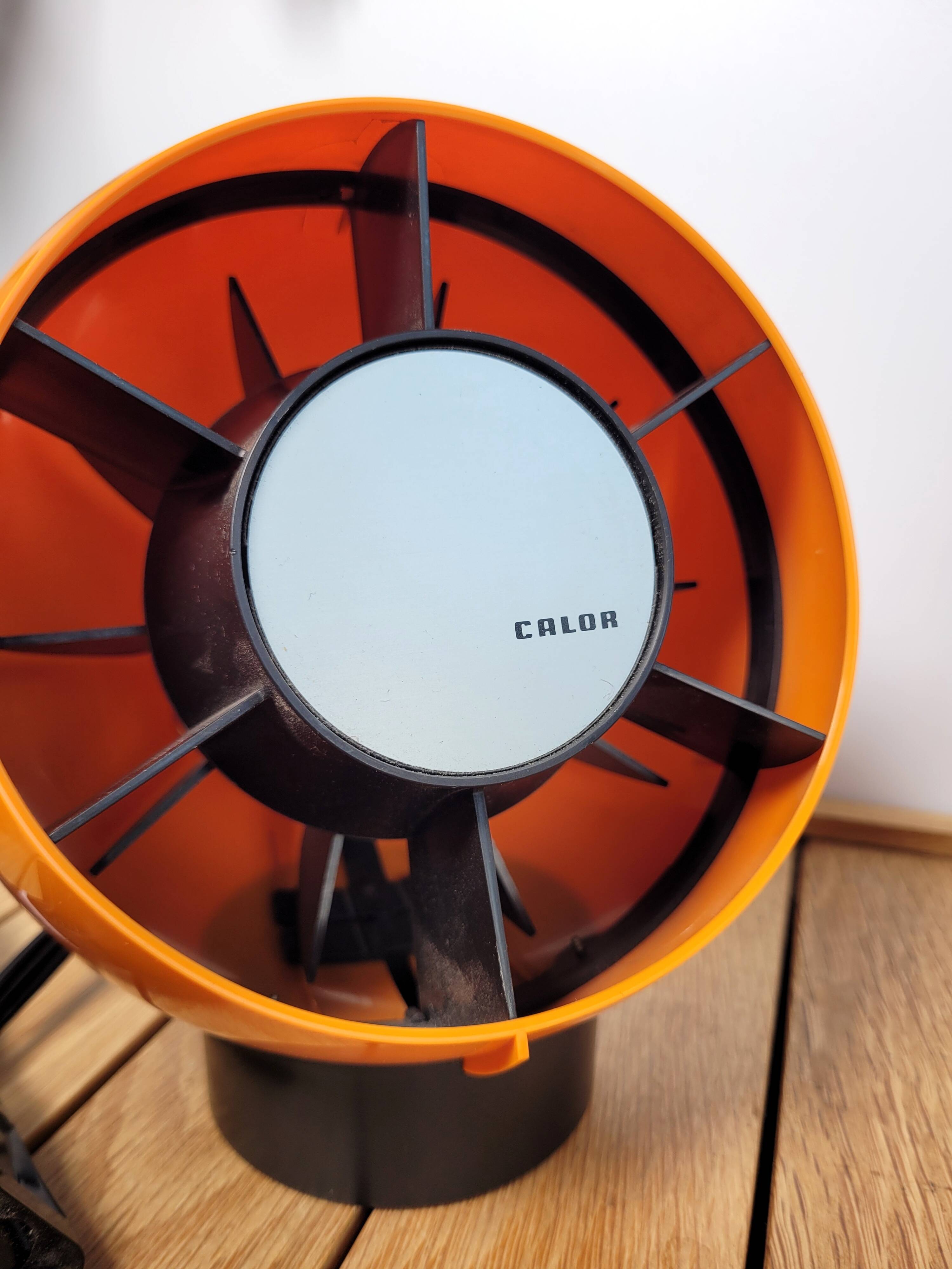 Orange Calor ball fan 1970