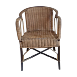 Wicker armchair