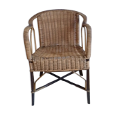Wicker armchair