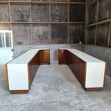 Ensemble de 2 comptoirs de magasin 1950