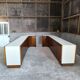 Set of 2 shop counters 1950