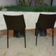 Two Italian design chairs Pedrali smart model