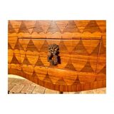 Table form heart in style Louis XV marquetry