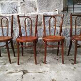 Series of four bistro chairs