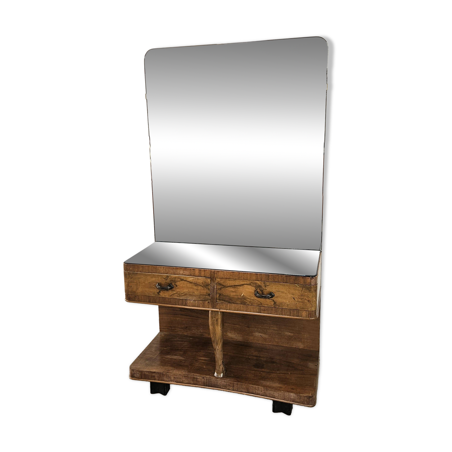 Art Deco dressing table with large mirror