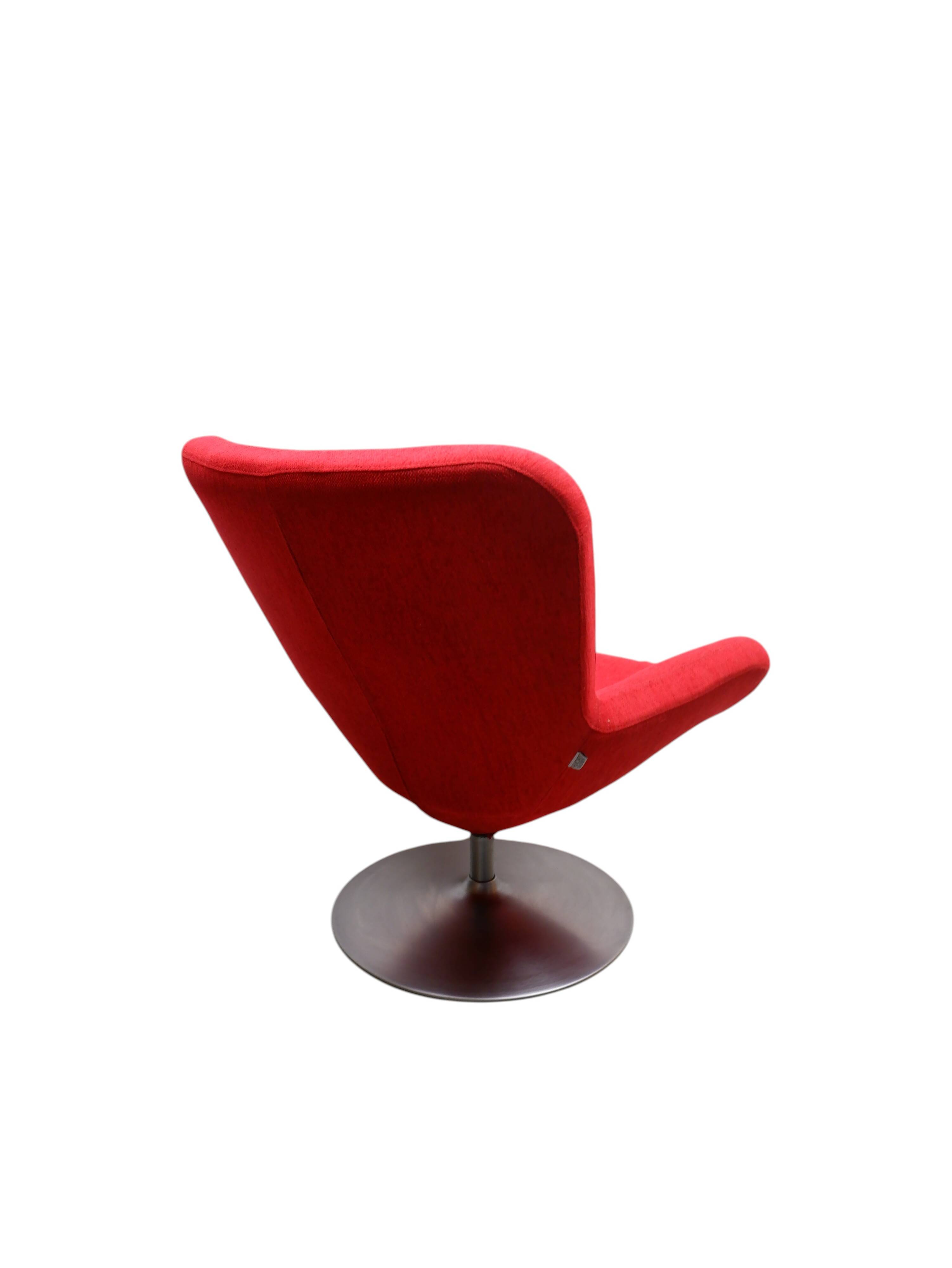 Danish swivel chair by Hjort Knudsen
