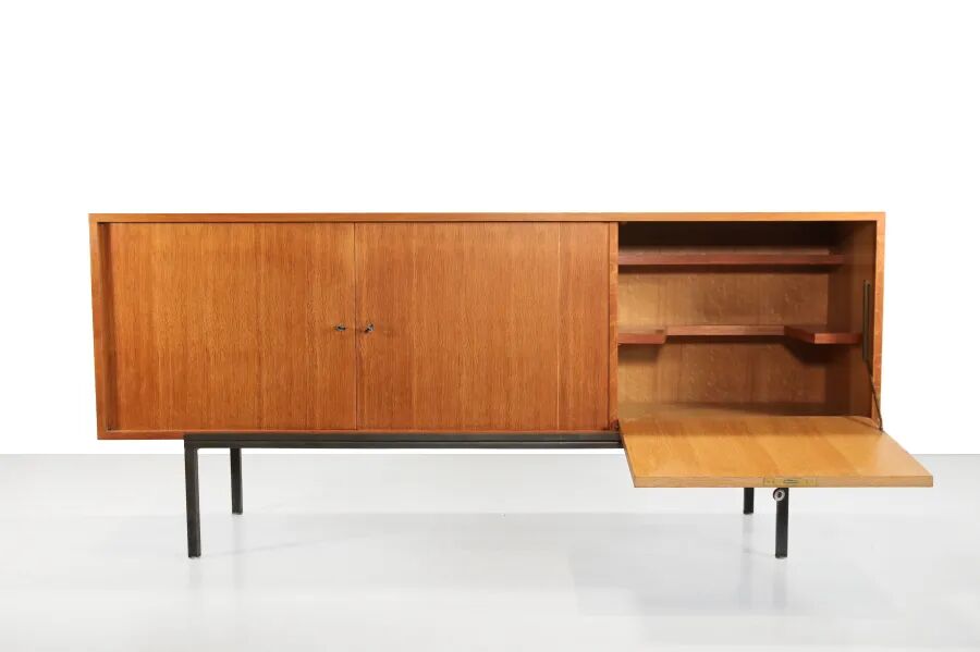 Mid-century modern oak sideboard from France