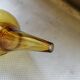Vintage yellow smoked Catalan carafe