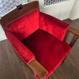 Bureau ou Chaise d'Appoint Art Déco en Chêne de l'École d'Amsterdam, années 1920