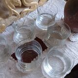 Lot de six verres à whisky