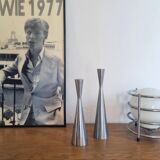 2 Duos of vintage Erika Pekkari candlesticks for Ikea