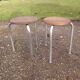 Pair of industrial stools
