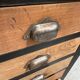 Workshop furniture with 24 drawers from the early 20th century.