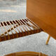 Rattan desk and chair 1960