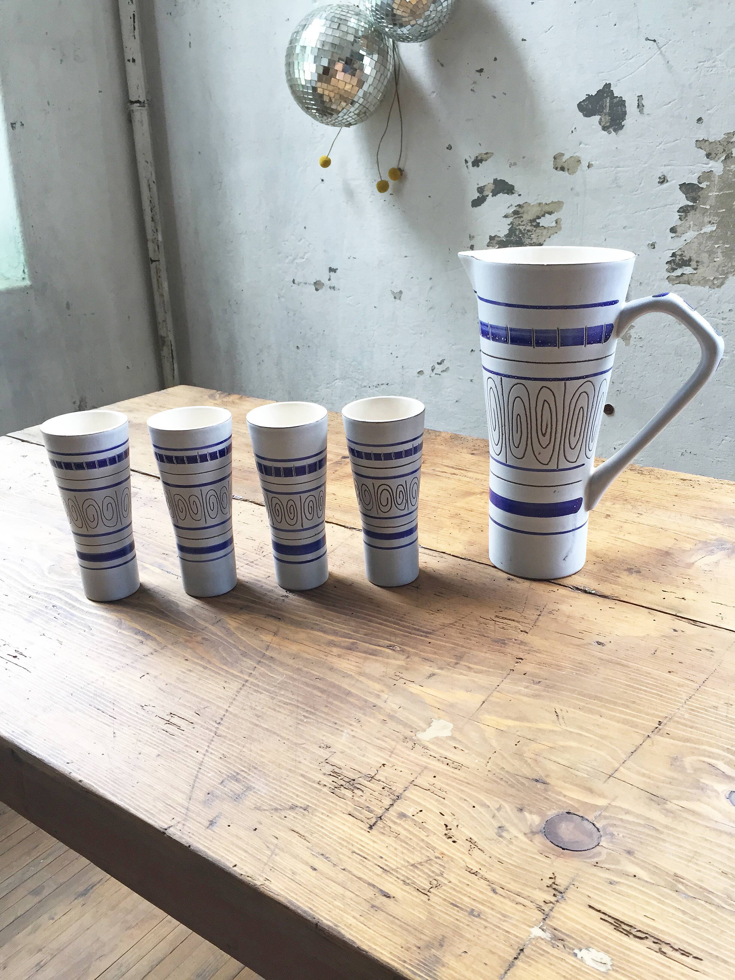 Ceramic lemonade service