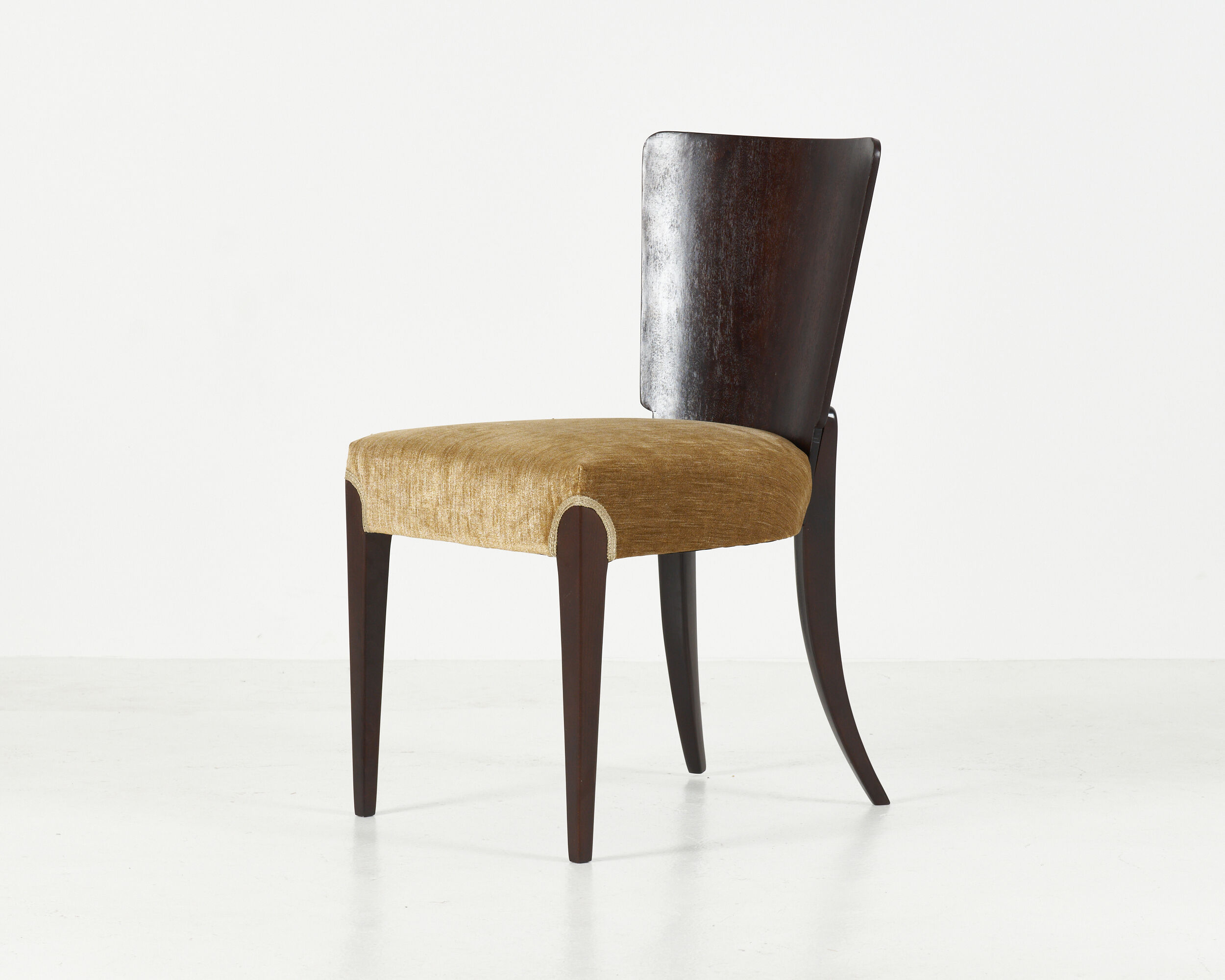 Set of 4 model h-214 j. halabala dining chairs, 30