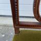 Pair of lyre chairs