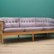 Canapé en velours lilas, design danois, années 1970, production : Danemark