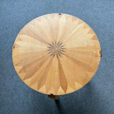 Art deco period occasional table with fruit wood inlay, france, 1930s