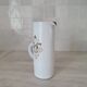 Large white jug with a pink pattern