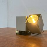 Mid-century minimalist cube wall table lamp 6015 by Kaiser, 1960